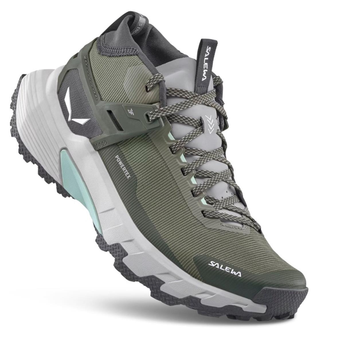 Salewa Pedroc 2 Mid Powertex Schuh Damen faded green, Bild 3 von 5