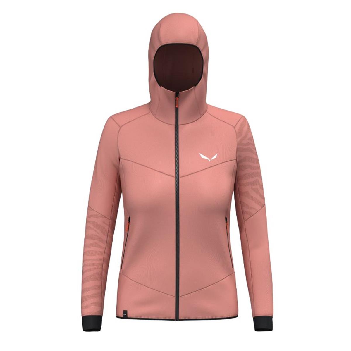 Salewa Sella Crevasse Kapuzenjacke Women desert pink