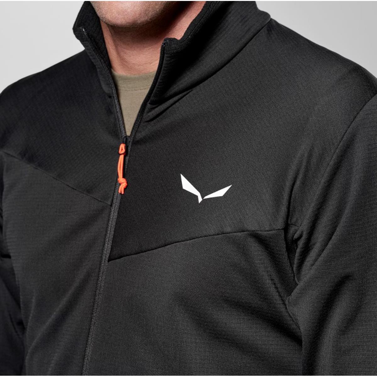 Salewa Puez Cammino Polarlite Half Zip Jacke Herren black out, Bild 4 von 5