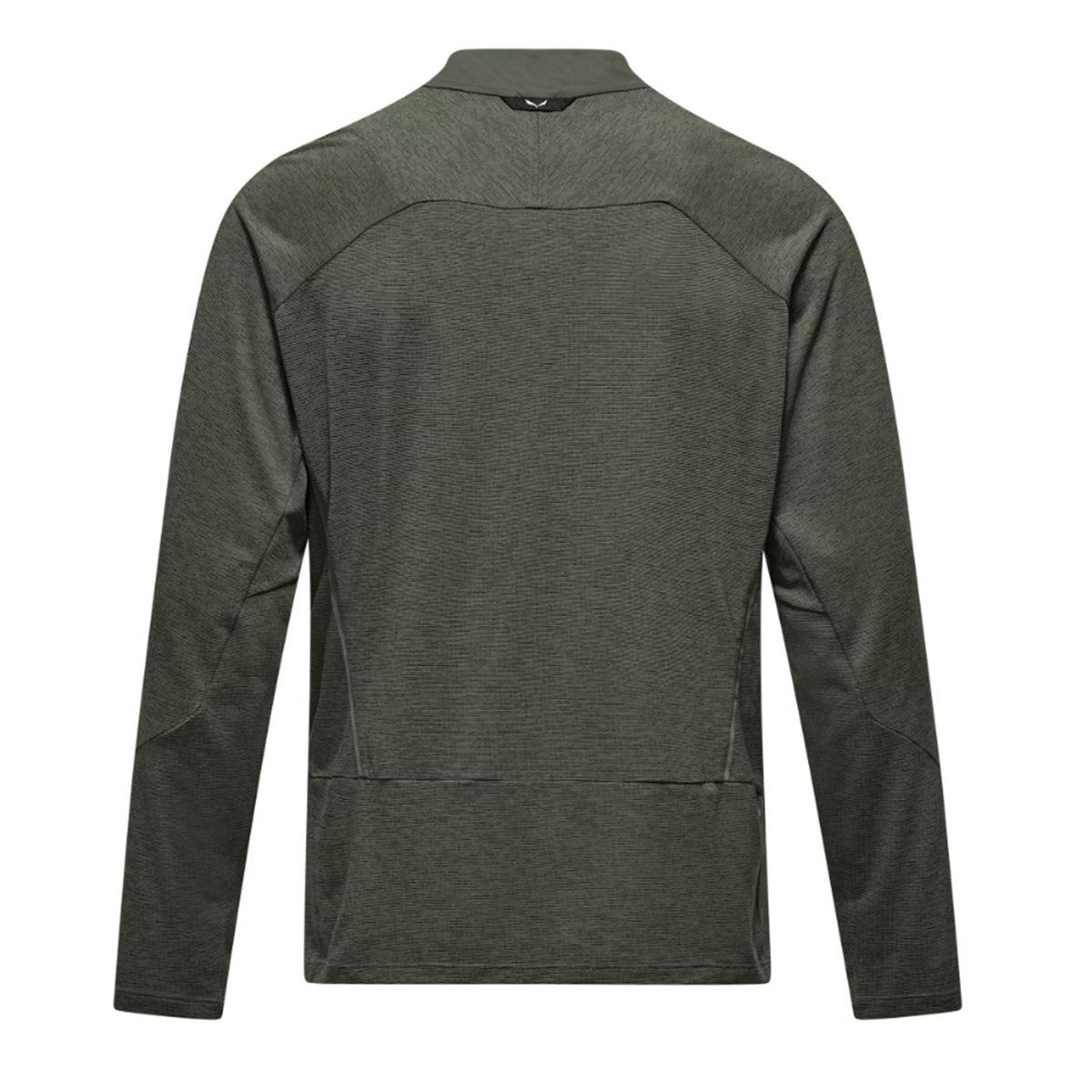 Salewa Pedroc Dry'ton Wind Half Zip Tee faded green, image 2 of 6
