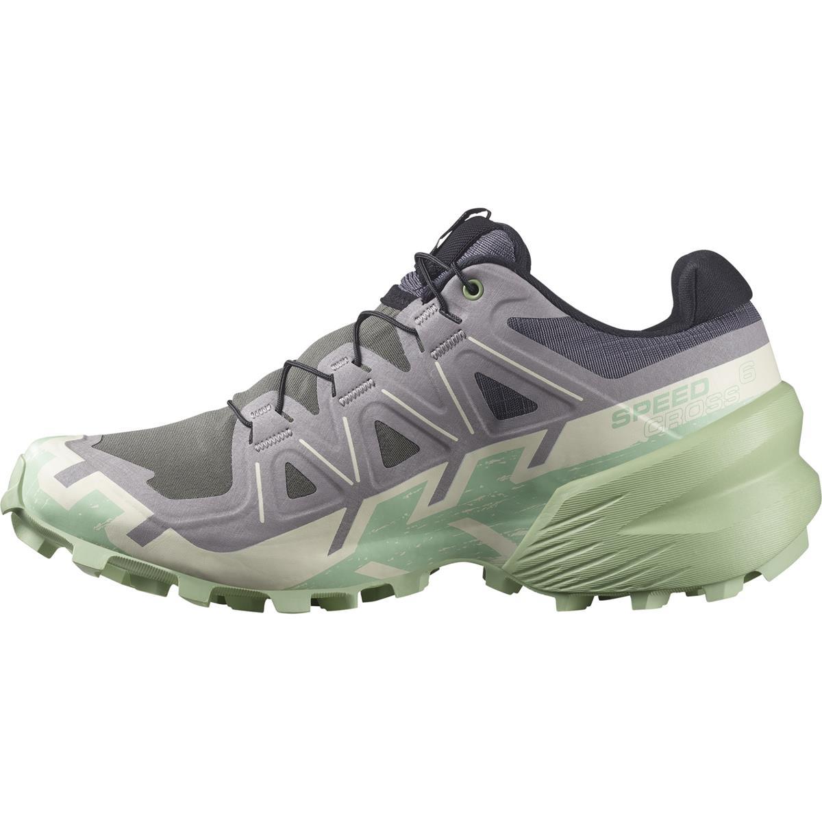 Salomon Speedcross 6 Women castlerock vanilla ice smoke green, image 3 of 7