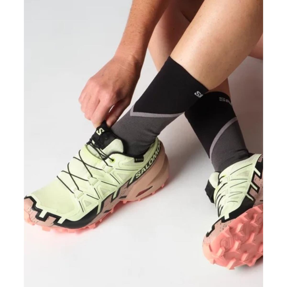 Salomon Speedcross 6 GTX Damen Lime Cream/ Mahogany Rose/ Black