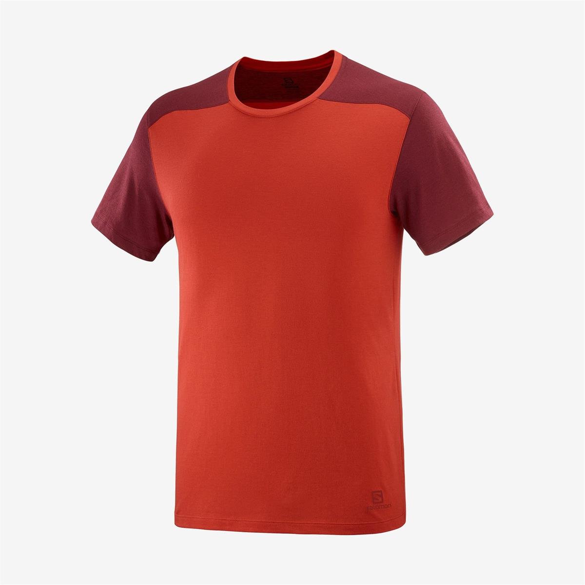 Salomon Essential Colorbloc fiery red / cabernet