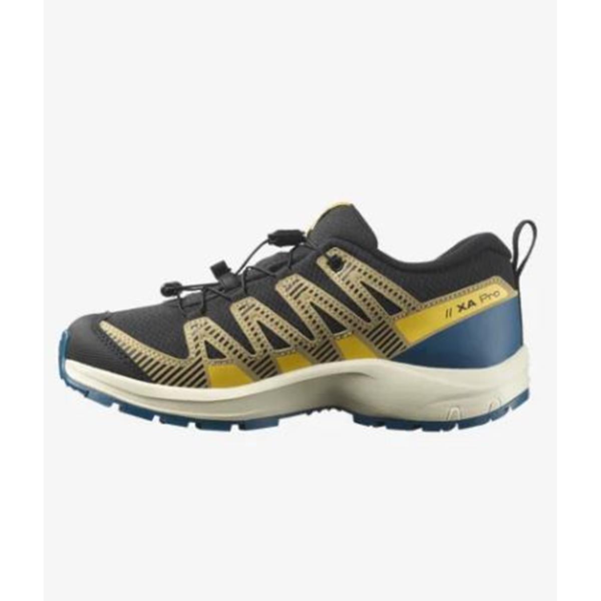 Salomon XA Pro V8 Waterproof Junior black gray green, image 6 of 7