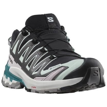 Salomon Trailrunning Schuh Damen XA Pro 3D V9 GTX Black/ Bleached Aqua/ Harbor Blue