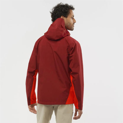 Salomon Outline Gore-Tex 2.5 Layers Shelljacke Fiery Red/ Cabernet