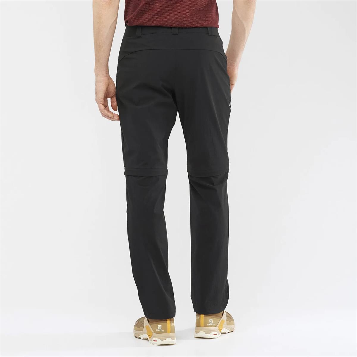 Salomon Wayfarer Zip Off Pants Black, Bild 3 von 4