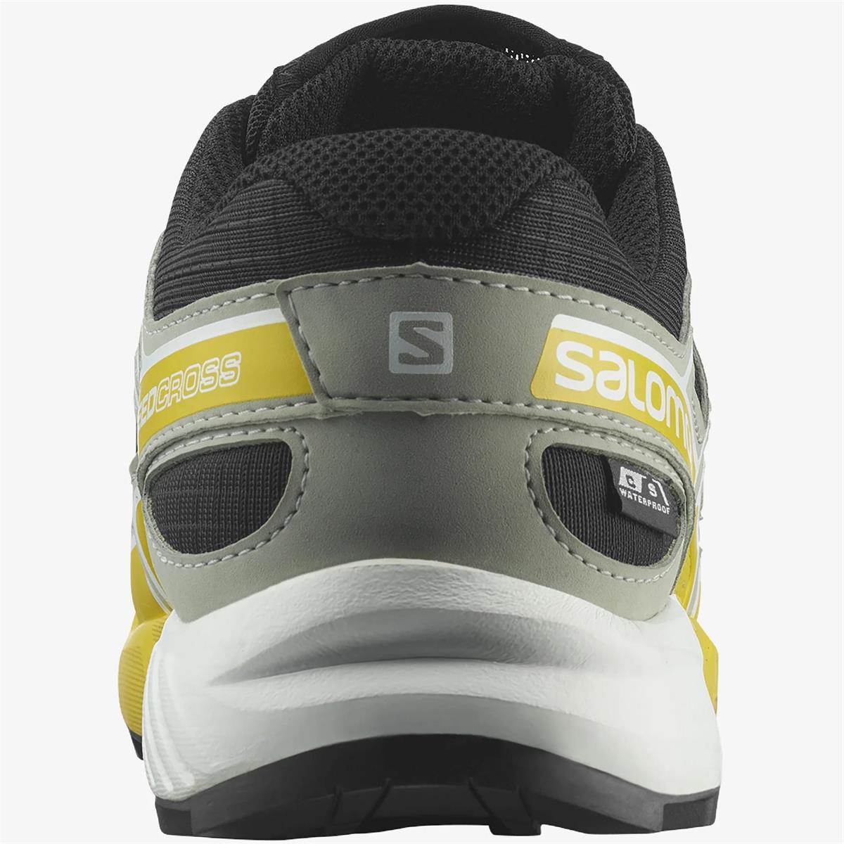 Salomon Speedcross Climasalomon™ waterproof Junior black/whrought iron/lemon, Bild 2 von 4