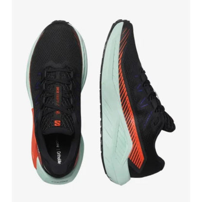 Salomon DRX DEFY GRVL Gravel-Laufschuhe Herren Black / Cherry Tomato / Bay