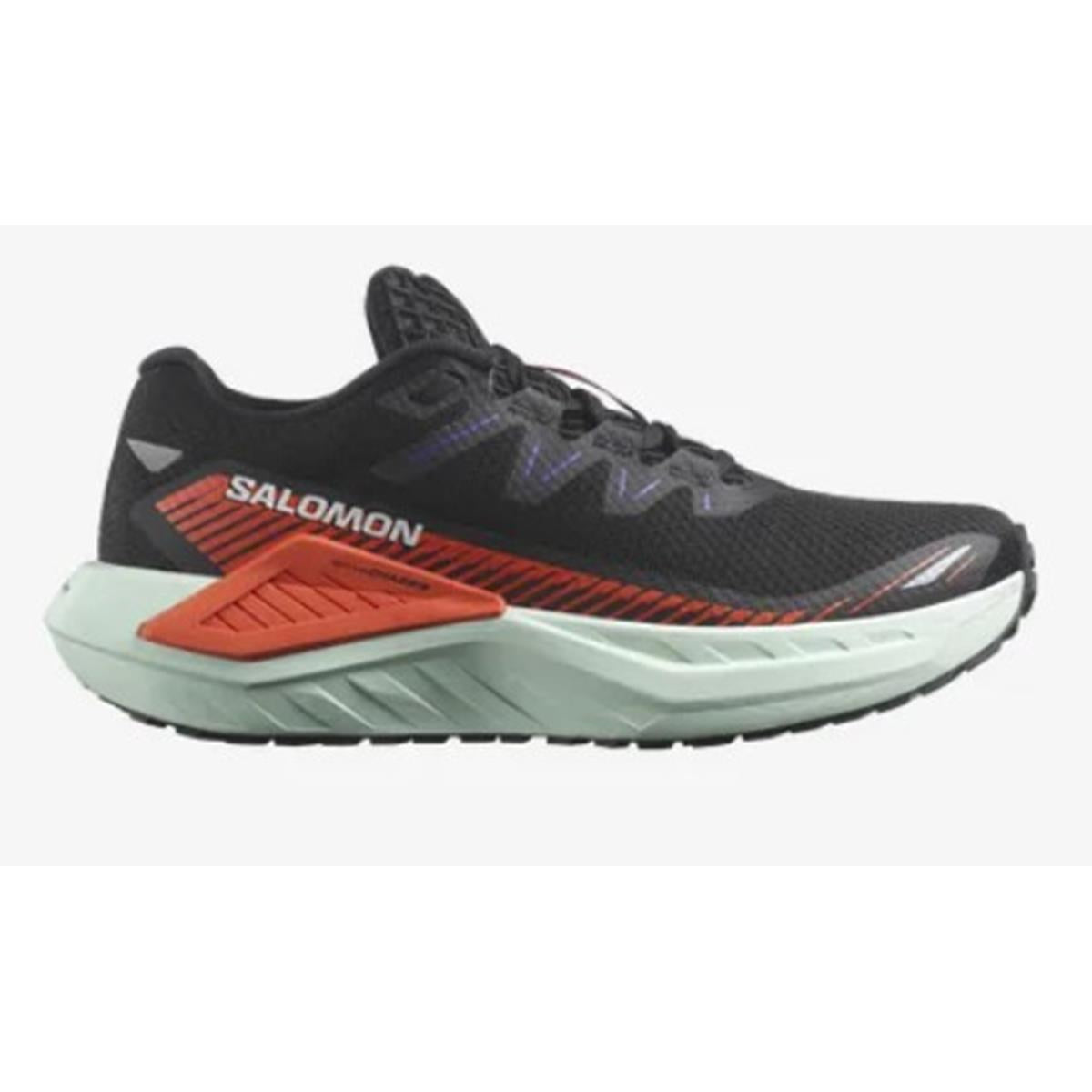 Salomon DRX DEFY GRVL Gravel-Laufschuhe Damen Black / Cherry Tomato / Bay