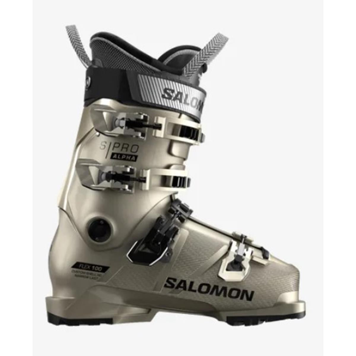 Salomon S pro Alpha 100 Pistenschuhe Damen Light Bronze Met. / Black