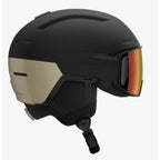 Salomon Driver Pro Sigma Photo Mips Unisex-Helm Black / Light Bronze Met.