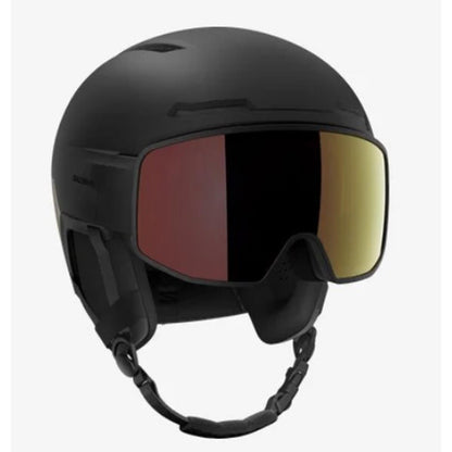 Salomon Driver Pro Sigma Photo Mips Unisex-Helm Black / Light Bronze Met.