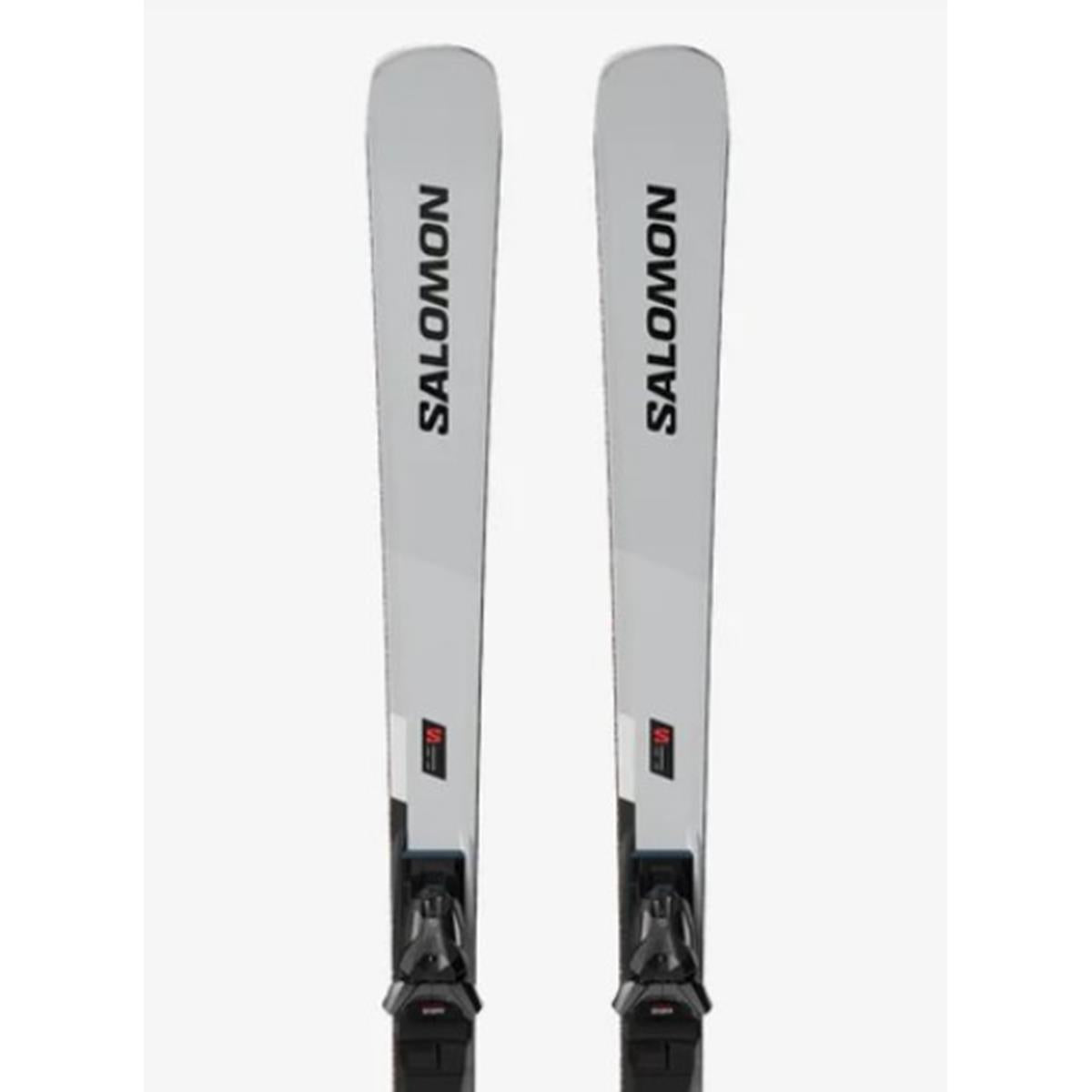 Salomon S / MAX 12 (AND MI12) Pisten-Ski-Set, Unisex Silver Met. / Black / White