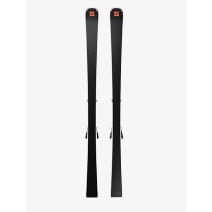Salomon S / MAX 12 (AND MI12) Pisten-Ski-Set, Unisex Silver Met. / Black / White