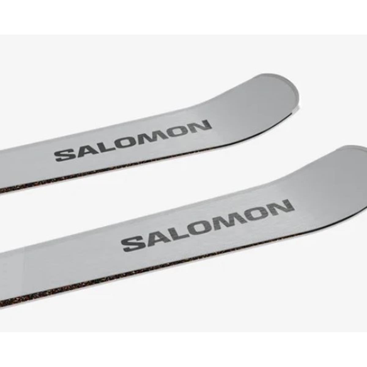 Salomon S / MAX 12 (AND MI12) Pisten-Ski-Set, Unisex Silver Met. / Black / White