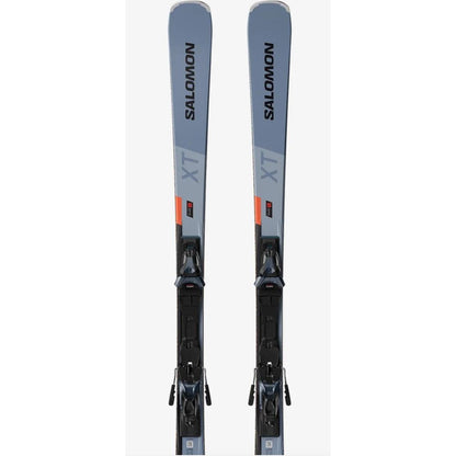 Salomon S/MAX 10 XT (and MI12) Pisten-Ski-Set, Unisex Copen Blue / Black / Neon Red