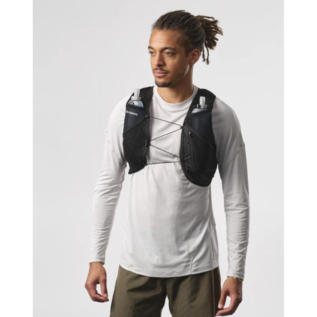 Salomon ACTIVE SKIN 4 Laufweste mit Flasks Unisex