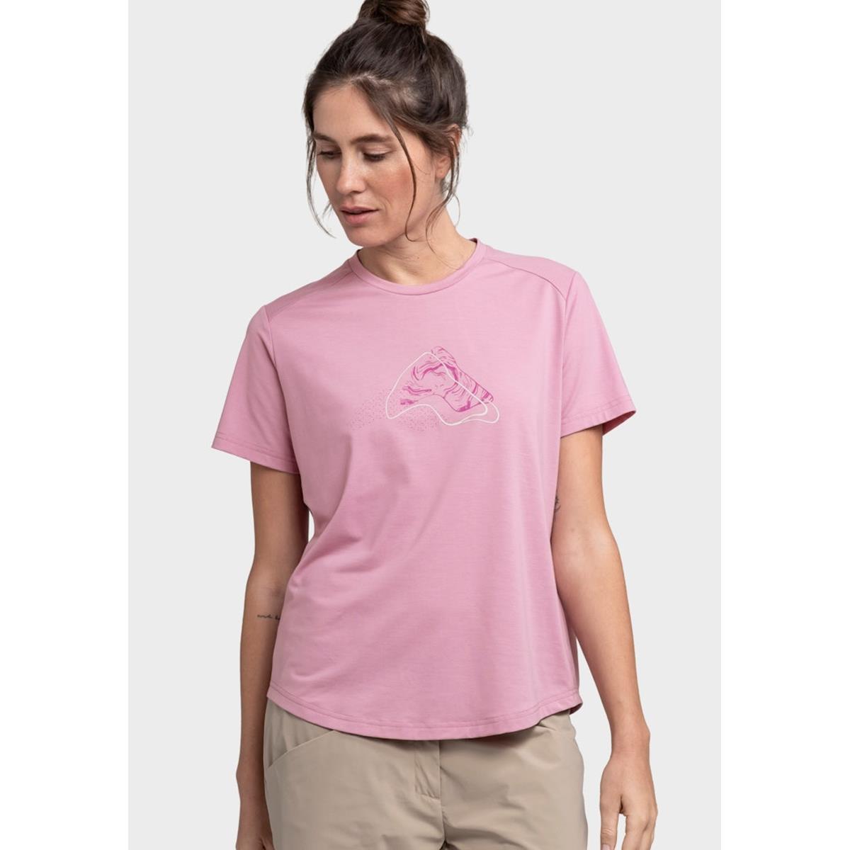 Schöffel Haberspitz pearly afterglow Damen T-Shirt, Bild 3 von 5