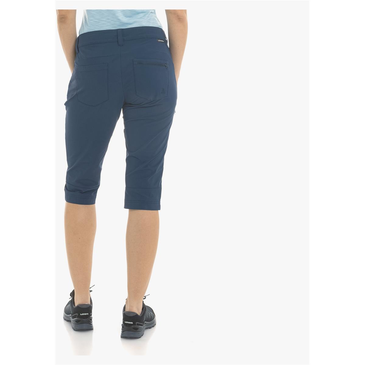 Schöffel Caracas 2 L dress blues Damen Capri 3/4 Trekkinghose, Bild 4 von 5