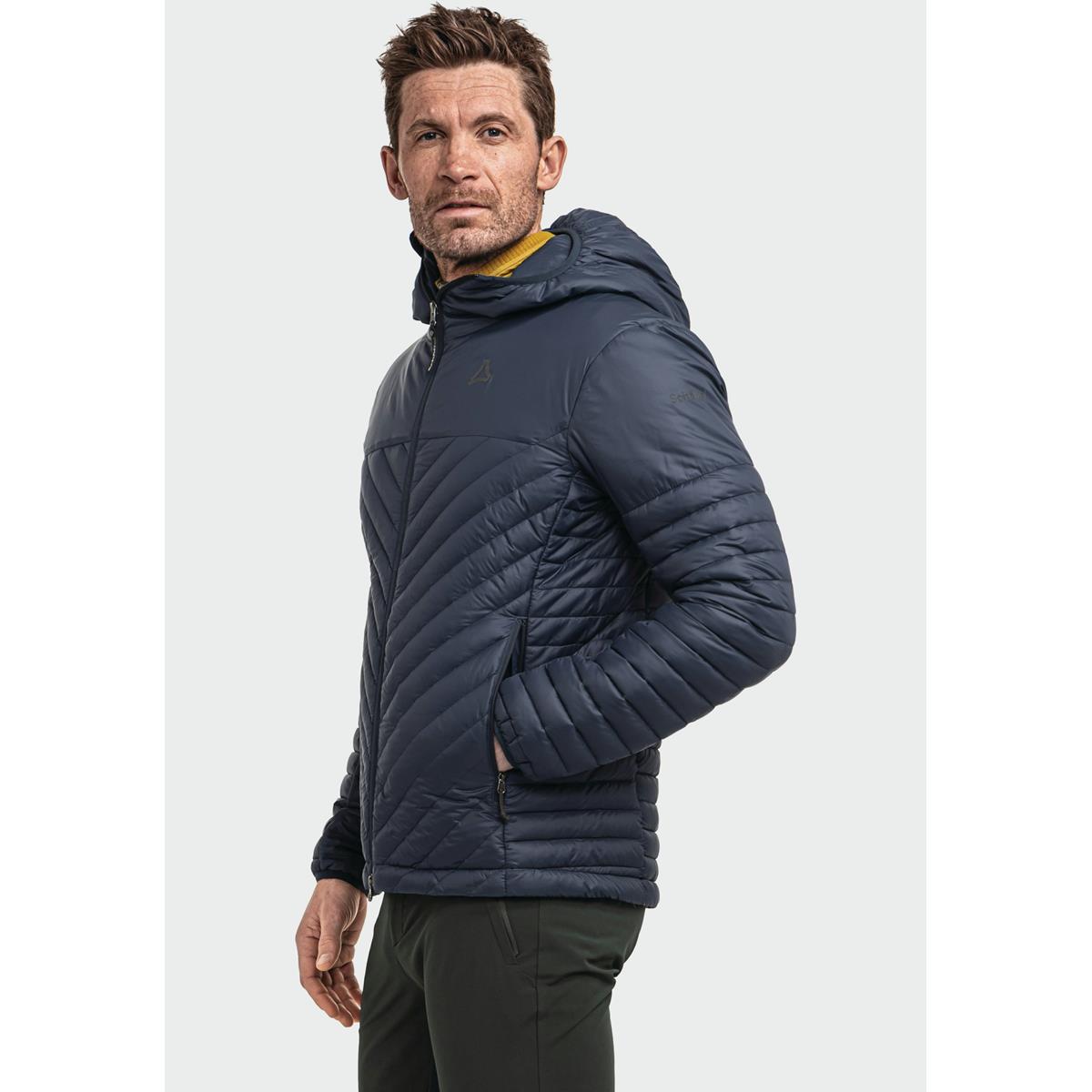 Schöffel Herren Daunenjacke für sportliche Wanderungen Cascata Navy Blazer, Bild 3 von 3