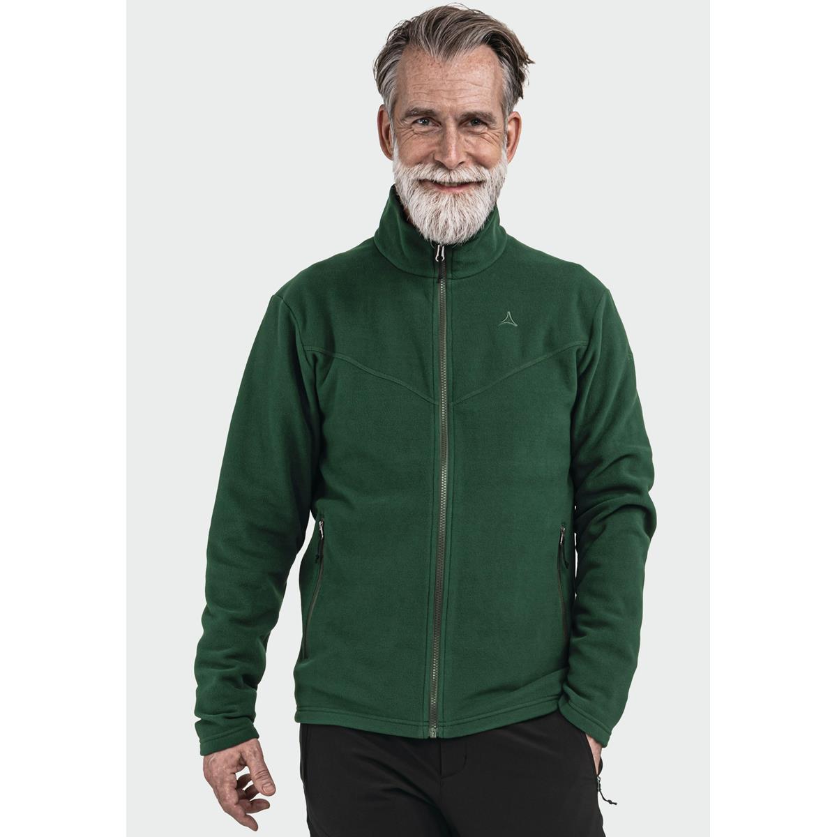Schöffel Herren atmungsaktive & warme Fleece Jacke Qutang Dark Jade