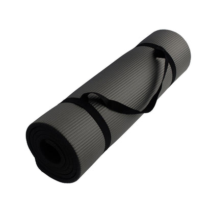 Schildkröt Fitnessmatte 10 mm, Grau, mit Tragegurt