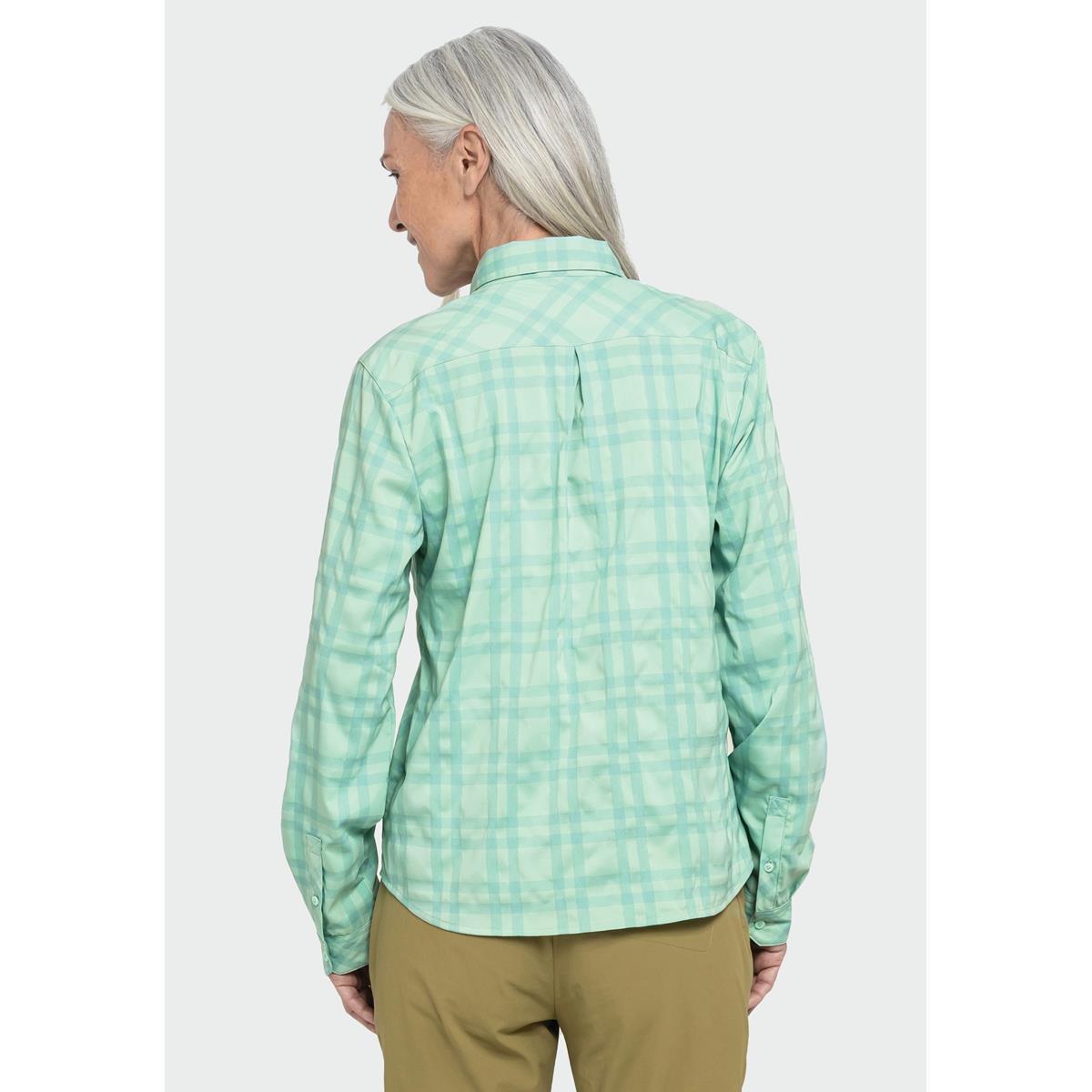 Schöffel Damen Bluse mit Reißverschluss-Seitentasche Botanical Sky