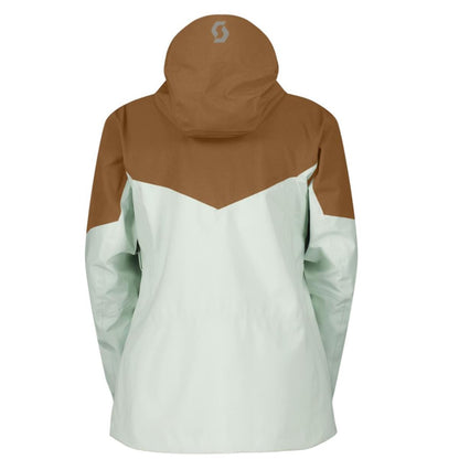 Scott- Explorair 3-lagige Damenjacke - bread brown/fresh green