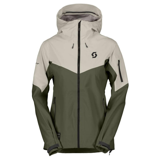 SCOTT Explorair 3-lagige Damenjacke- dust white/douglas green