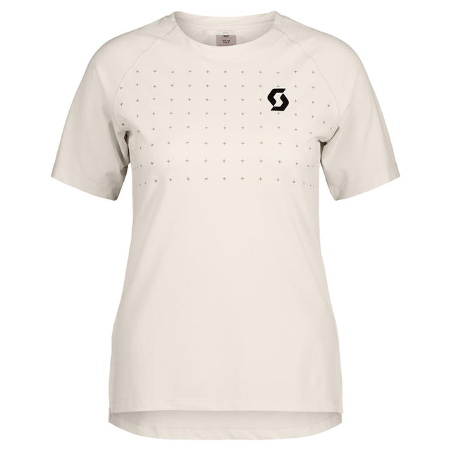 SCOTT Trail Vertic Kurzarm-T-Shirt für Damen cotton white