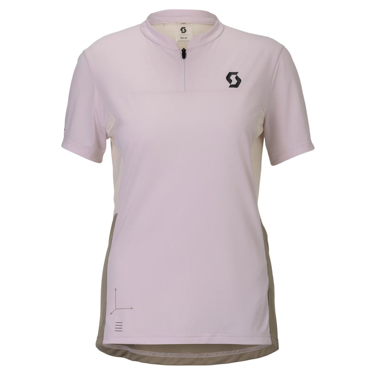 SCOTT Vertic Zip bliss pink/cotton white Damen Radtrikot