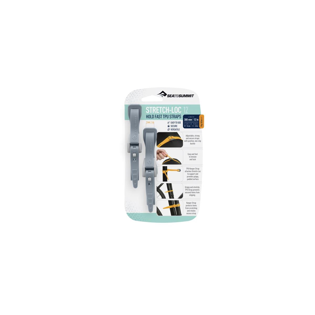 Sea to Summit Stretch-Loc 12 12mm x 300mm 2Pack, image 8 of 15