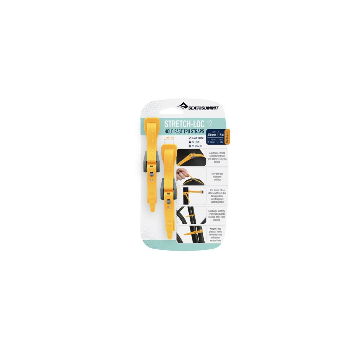 Sea to Summit Stretch-Loc 12 12mm x 300mm 2Pack
