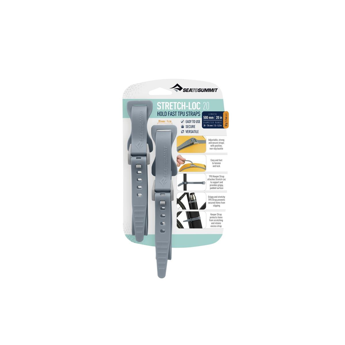 Sea to Summit Stretch-Loc 20 20mm x 500mm 2Pack, Bild 8 von 15