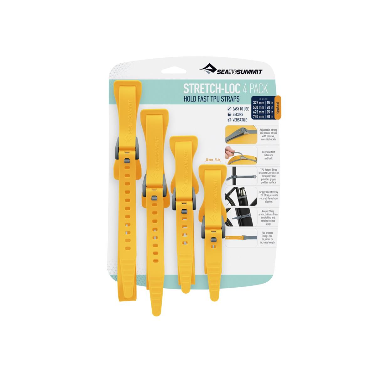 Sea to Summit Stretch-Loc Set All Sizes 20mm 4Pack