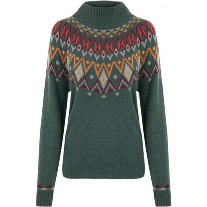 Sherpa Adventure Gear Indu Eco Mock Neck Damen forest