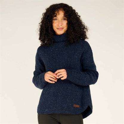 Sherpa Damen Yuden Pullover Sweater Rathee Blue