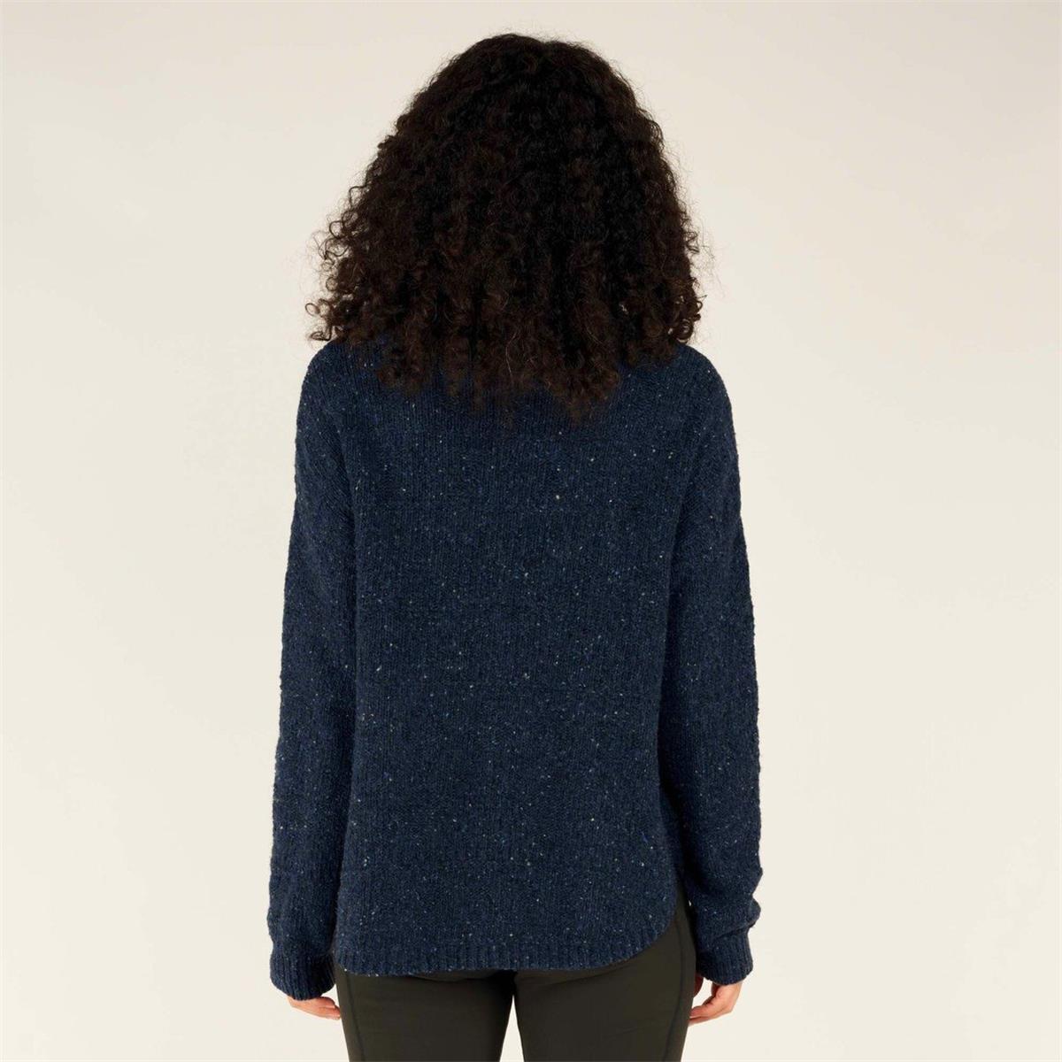 Sherpa Damen Yuden Pullover Sweater Rathee Blue