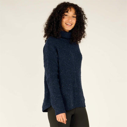 Sherpa Damen Yuden Pullover Sweater Rathee Blue