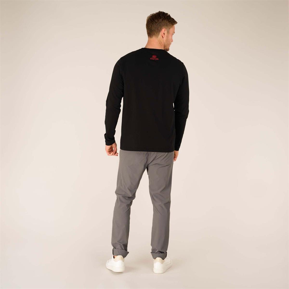 Sherpa Tarcho Tee black Herren Longsleeve, Bild 2 von 3