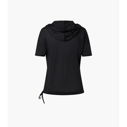 Super Natural Justshort Hoodie jet black Damen