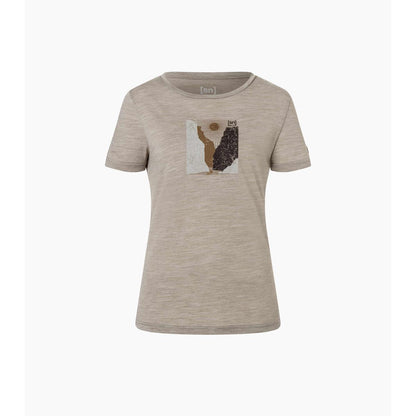 Super Natural Rio Grande Tee vintage khaki melange various Damen T-Shirt
