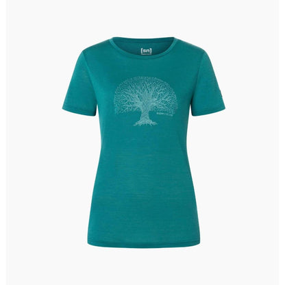 Bild 1 W Tree of Knowledge Tee pacific/lagoon green