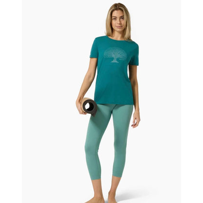 Bild 1 W Tree of Knowledge Tee pacific/lagoon green
