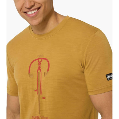 Bild 1 M Vintage Bike Tee dried tobacco/high risk red/dried tobacco