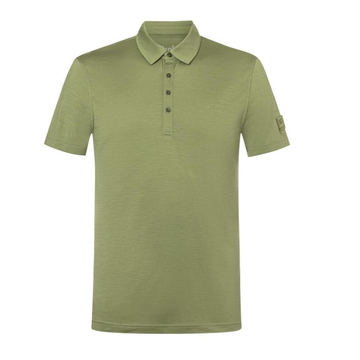 Super Natural Bio J Polo sage Herren T-Shirt