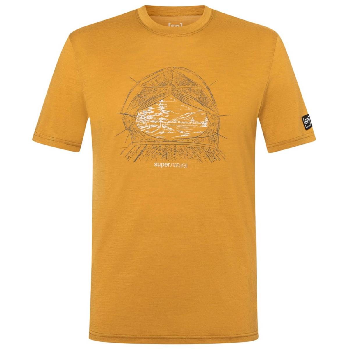 Super Natural M Tent View Tee dried tobacco various Herren T-Shirt