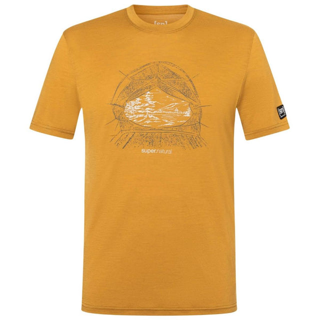 Super Natural M Tent View Tee dried tobacco various Herren T-Shirt