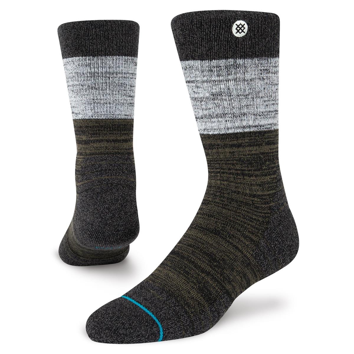 Stance Badge Crew Socken black